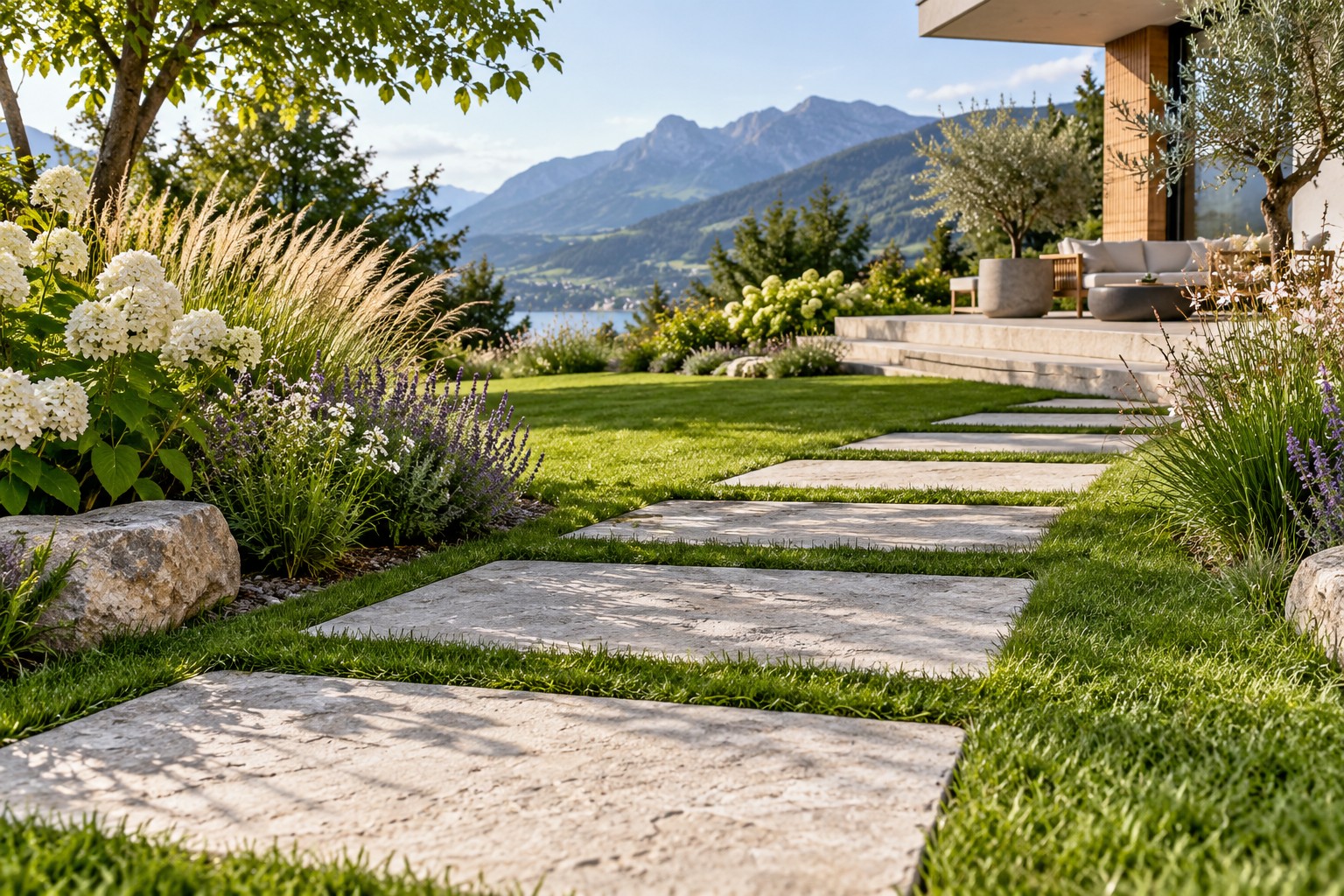 Gestaltungsidee: Terrassen & Gartenwege